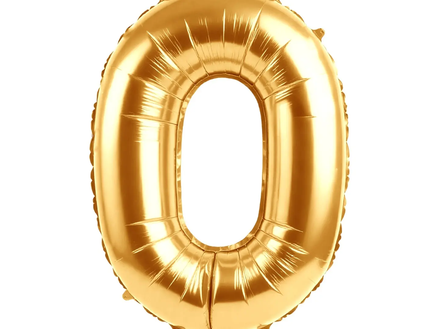 Number 0 Helium Balloon