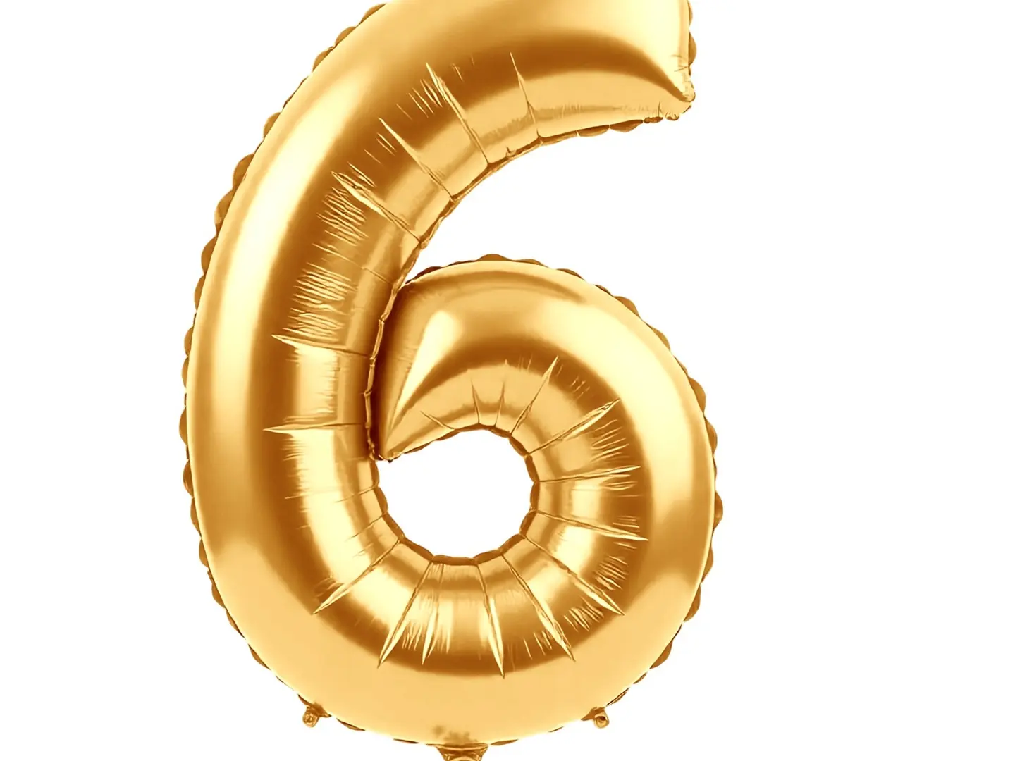 Number 6 Helium Balloon