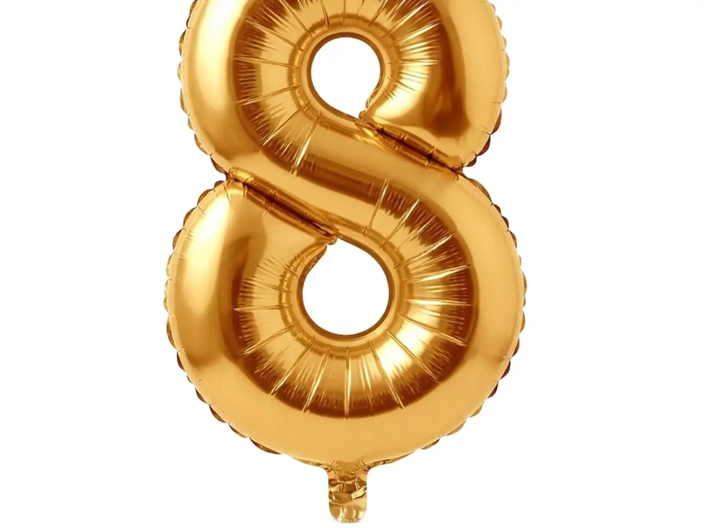 Number 8 Helium Balloon