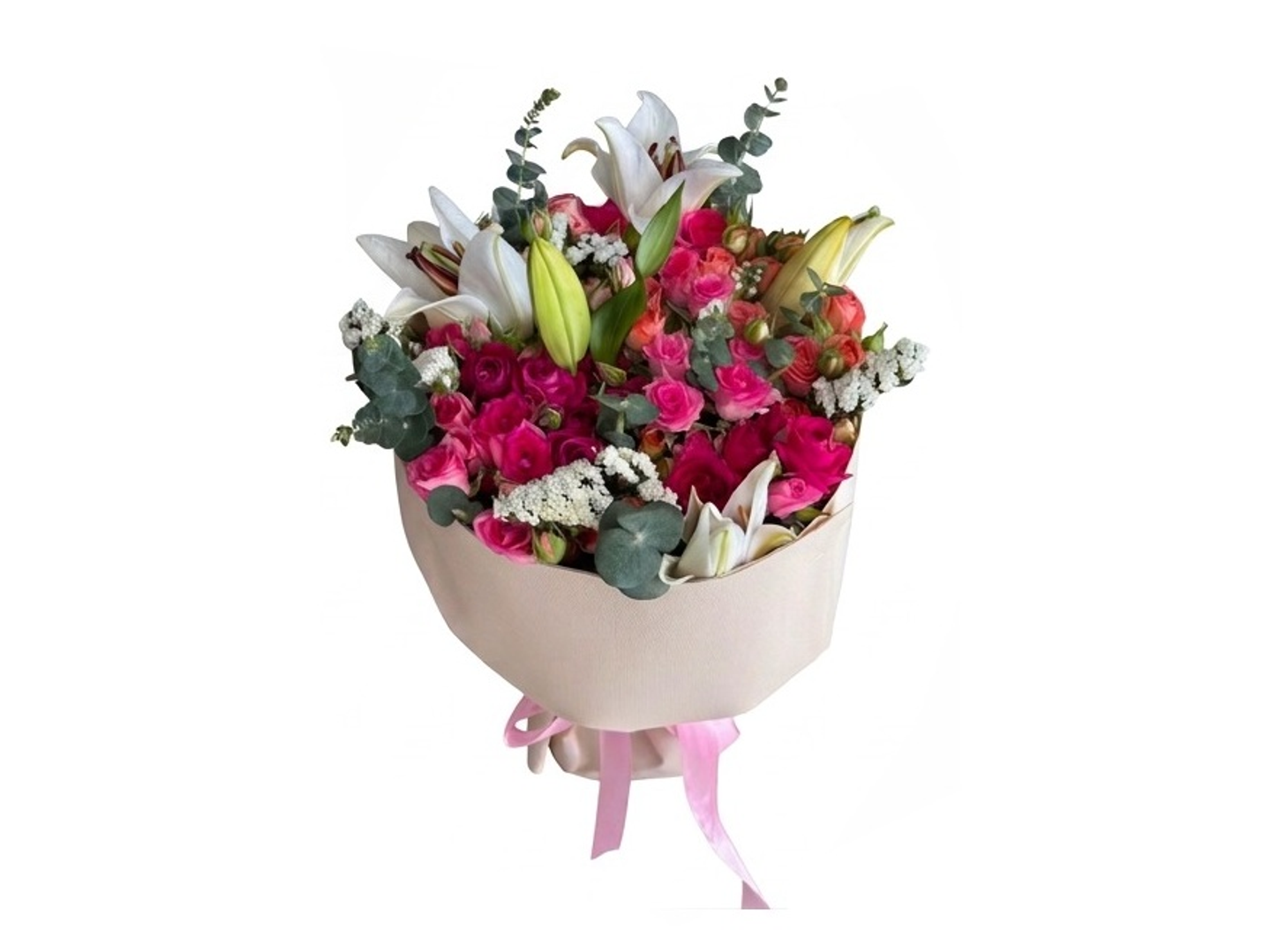 Mixed Bouquet Of Fuchsia Colors