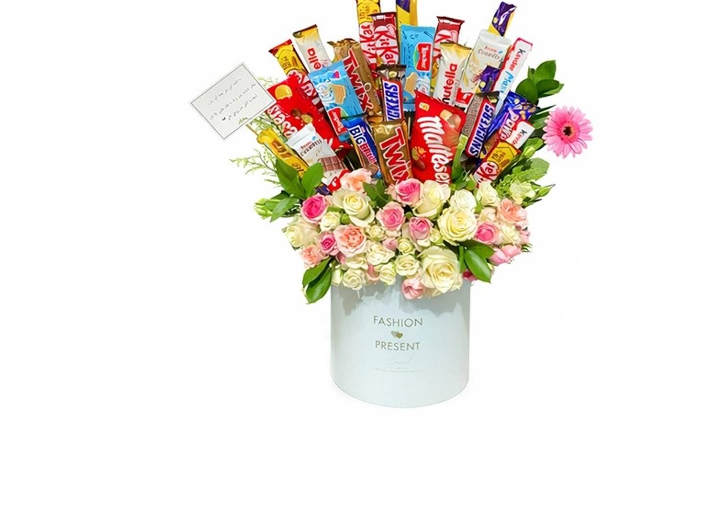 Joyful Middle Mist Box With Roses