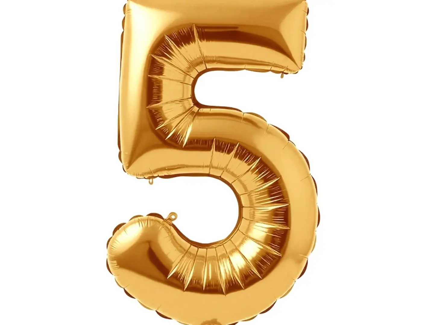 Number 5 Helium Balloon
