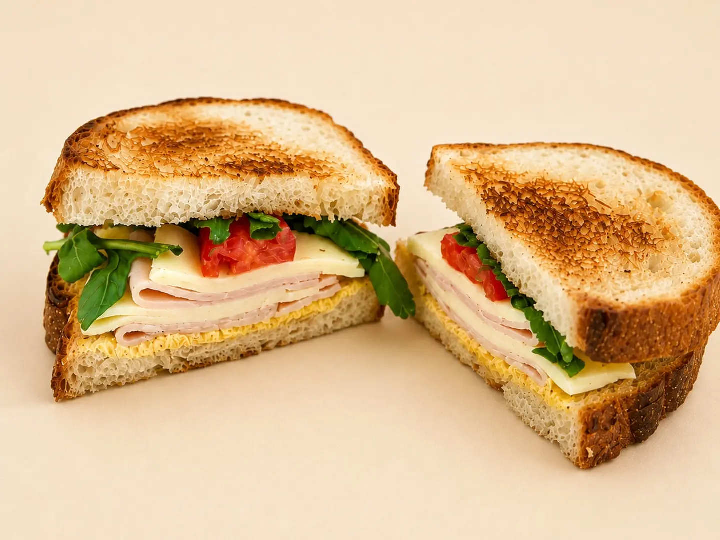 Sourdough Slice Turki And Cheese