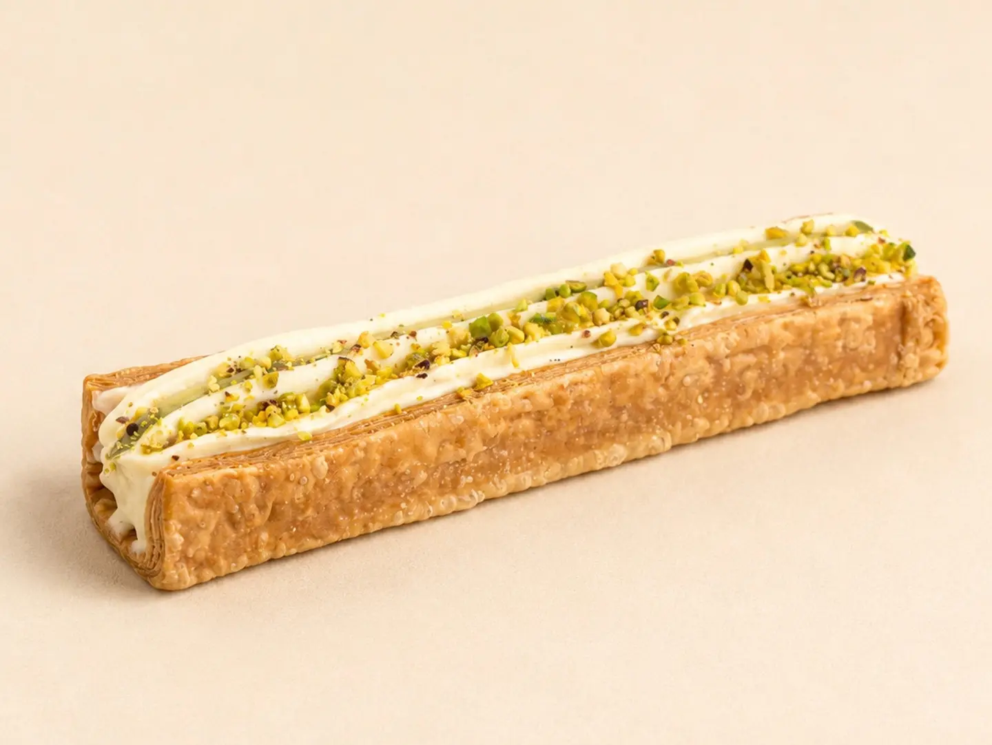 Pistachio And French Cream Mille Feuille