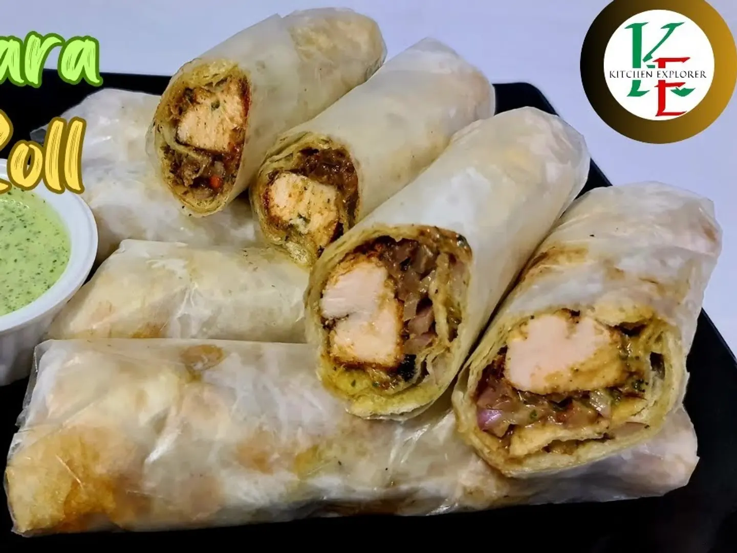 Chicken Bihari Garlic Mayo Roll