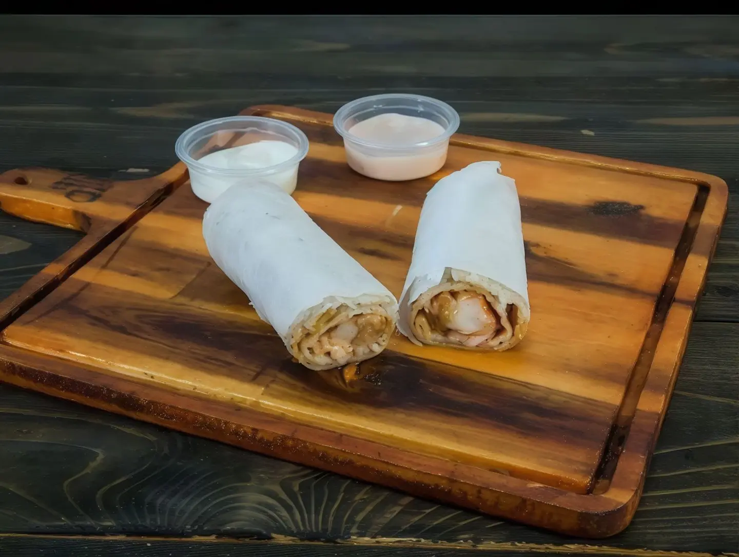 Chicken Tikka Bbq Sauce Roll
