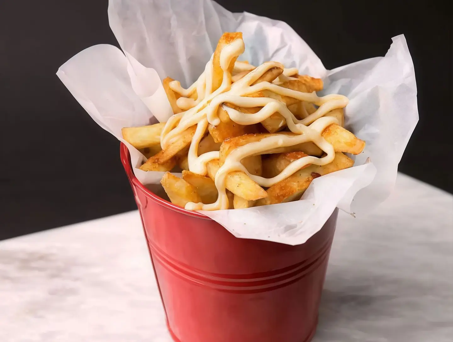 Plain Garlic Mayo Fries