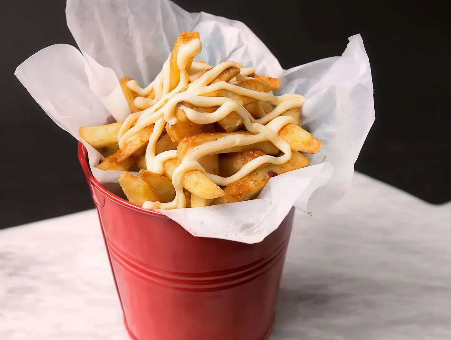 Spicy Garlic Mayo Fries