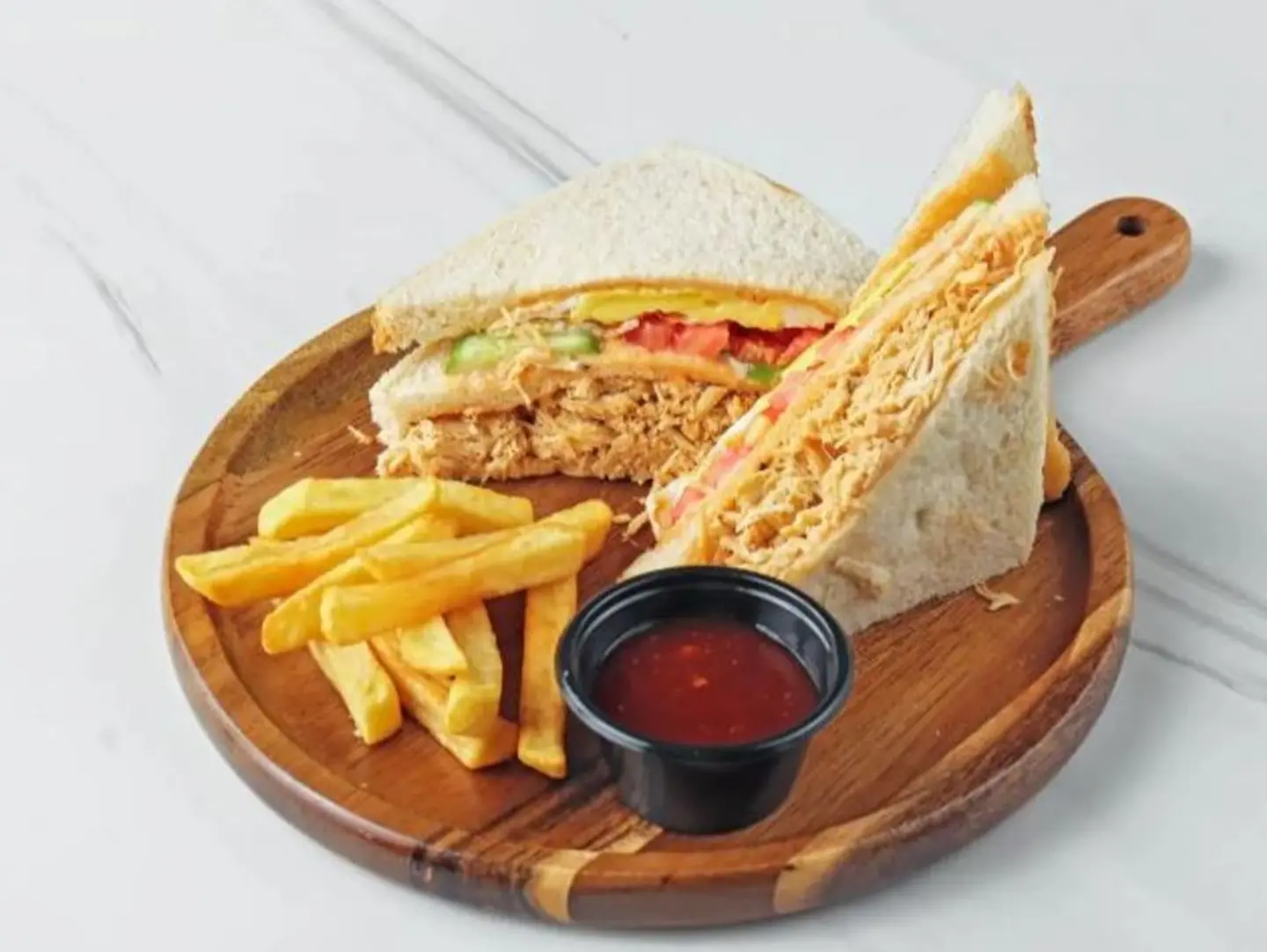 Bbq Reshmi Kabab Sandwich