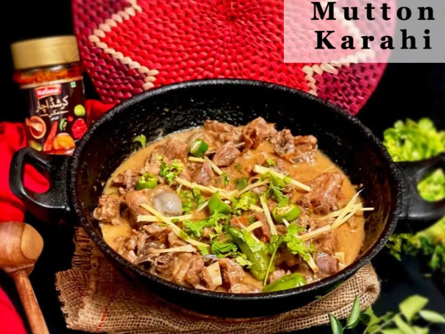Shinwari Mutton Karahi - Half