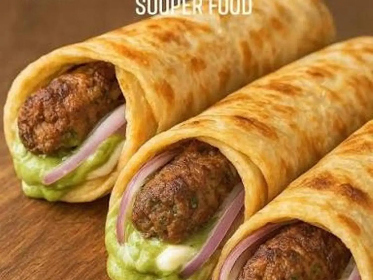 Beef Sheekh Kabab Garlic Mayo Roll