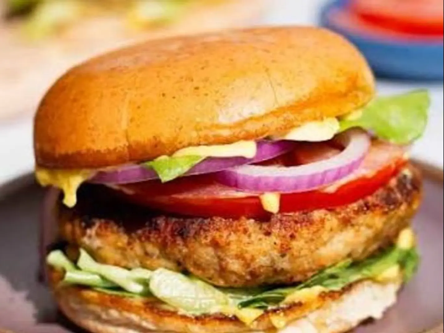 Bbq Reshmi Kabab Burger