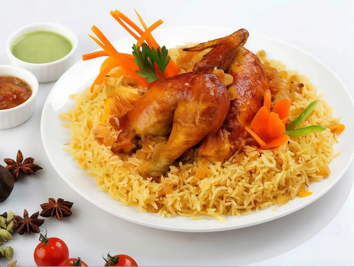 دجاج شواية نص حبه