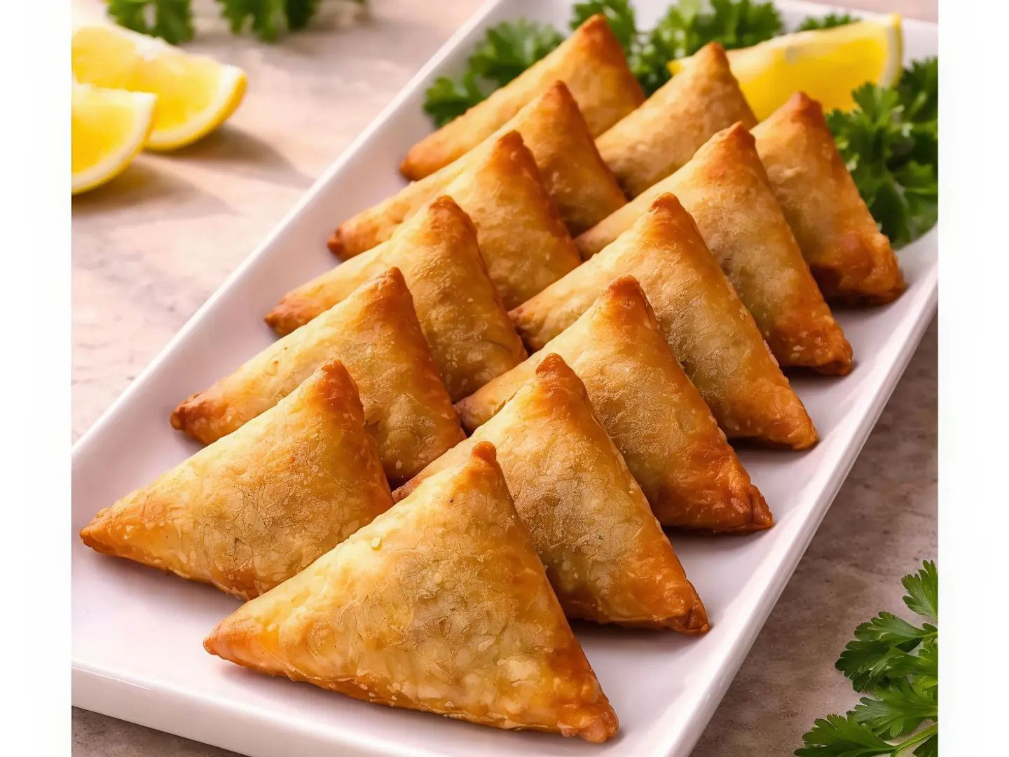Meat And Vegetable Sambosa Fried - 14 Pieces