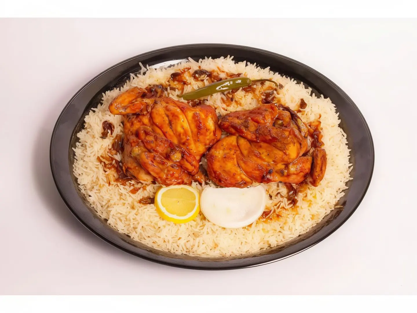 دجاج مظبي - نص حبة دجاج