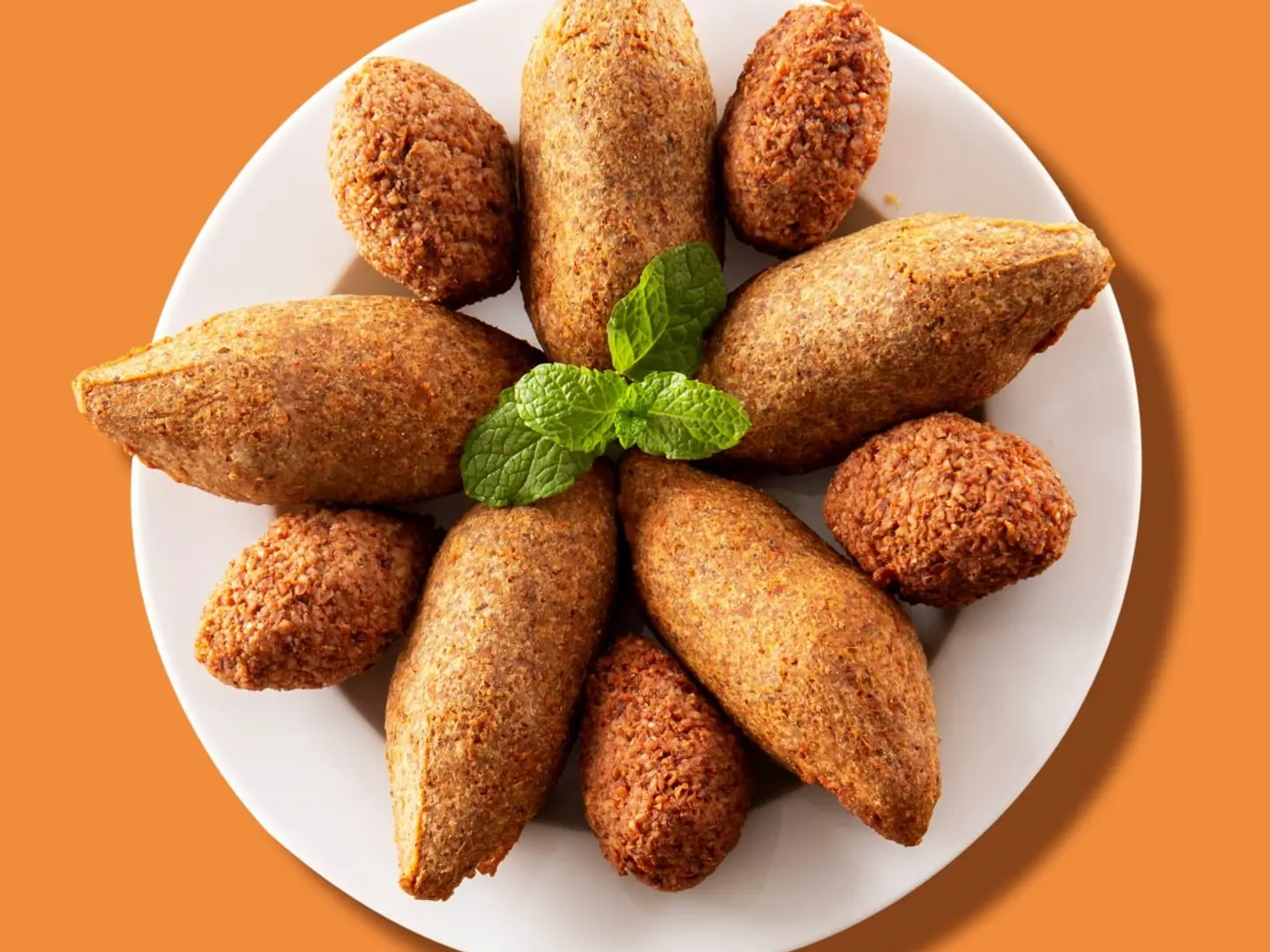 كبة لحم - وسط