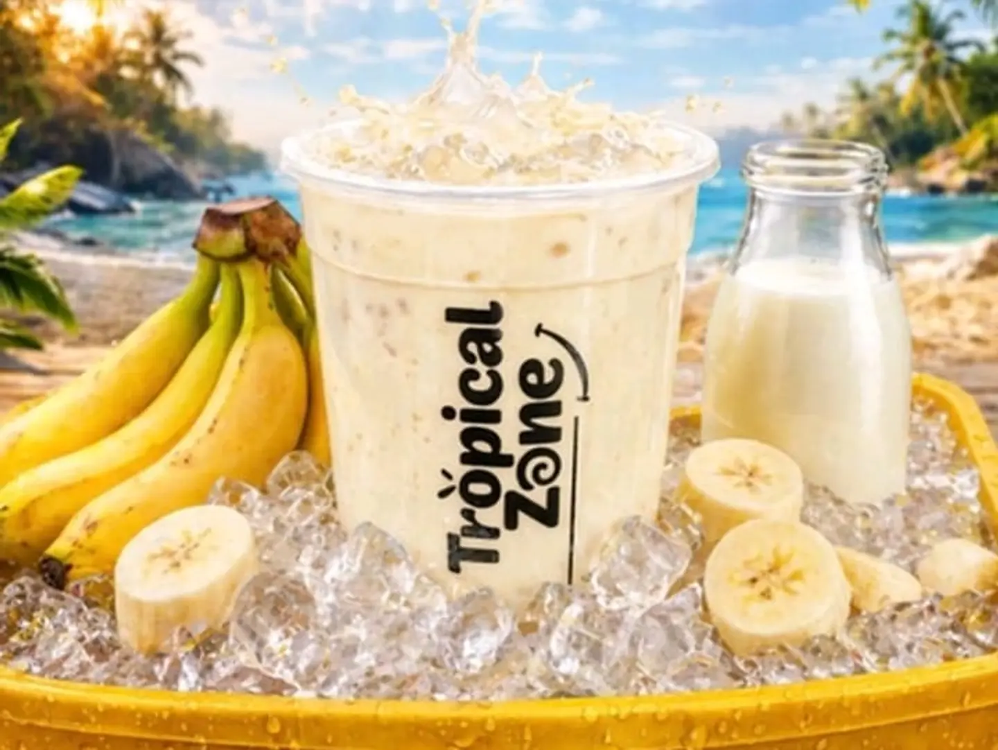 Banana Milk Juice - Cup