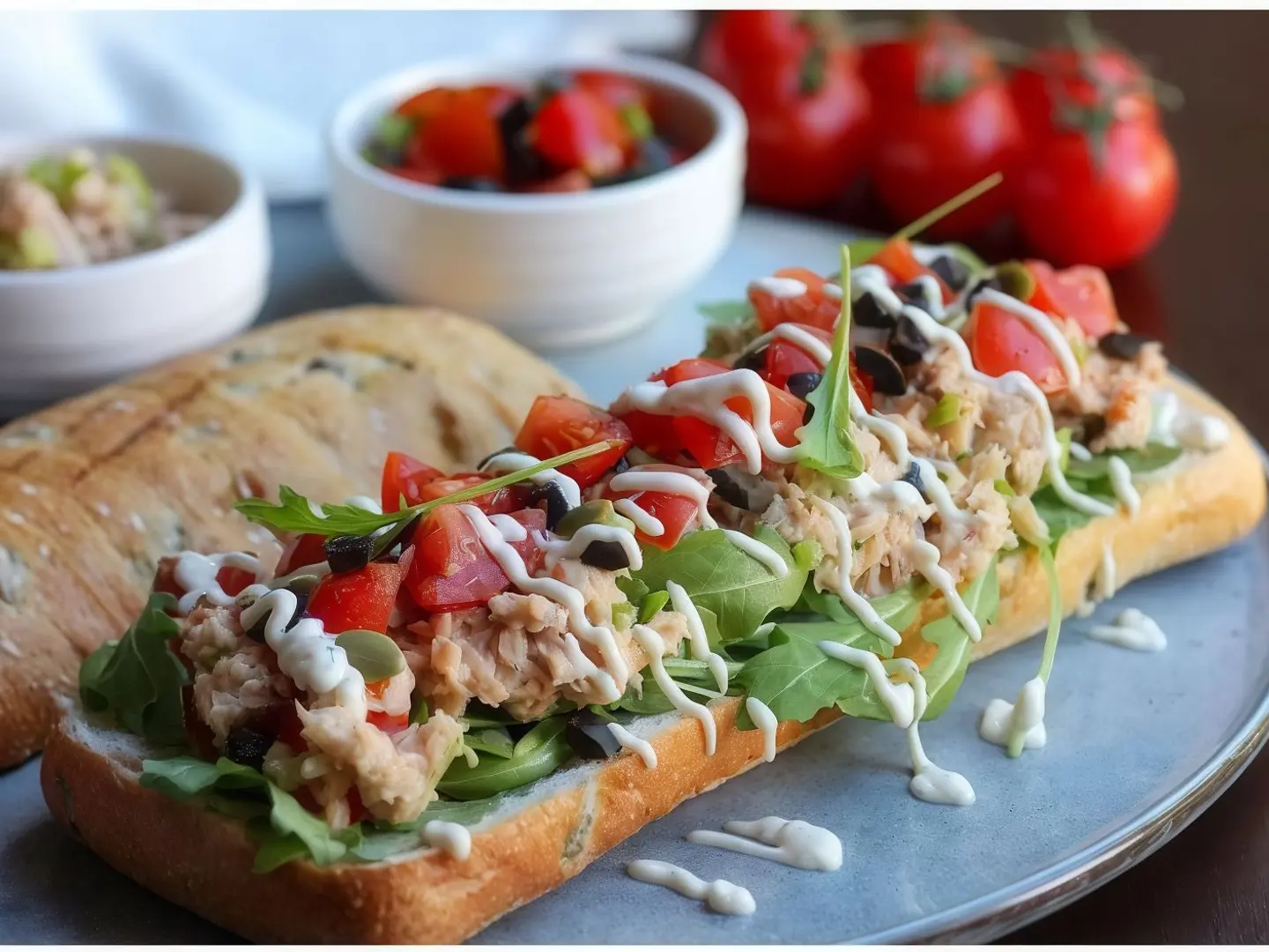 Tuna With Ciabatta Bread