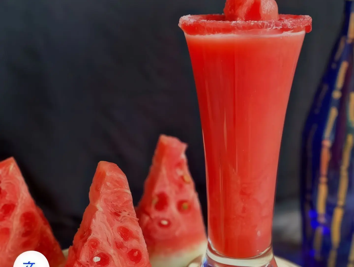 Sugarcane Juice With Watermelon - Middle