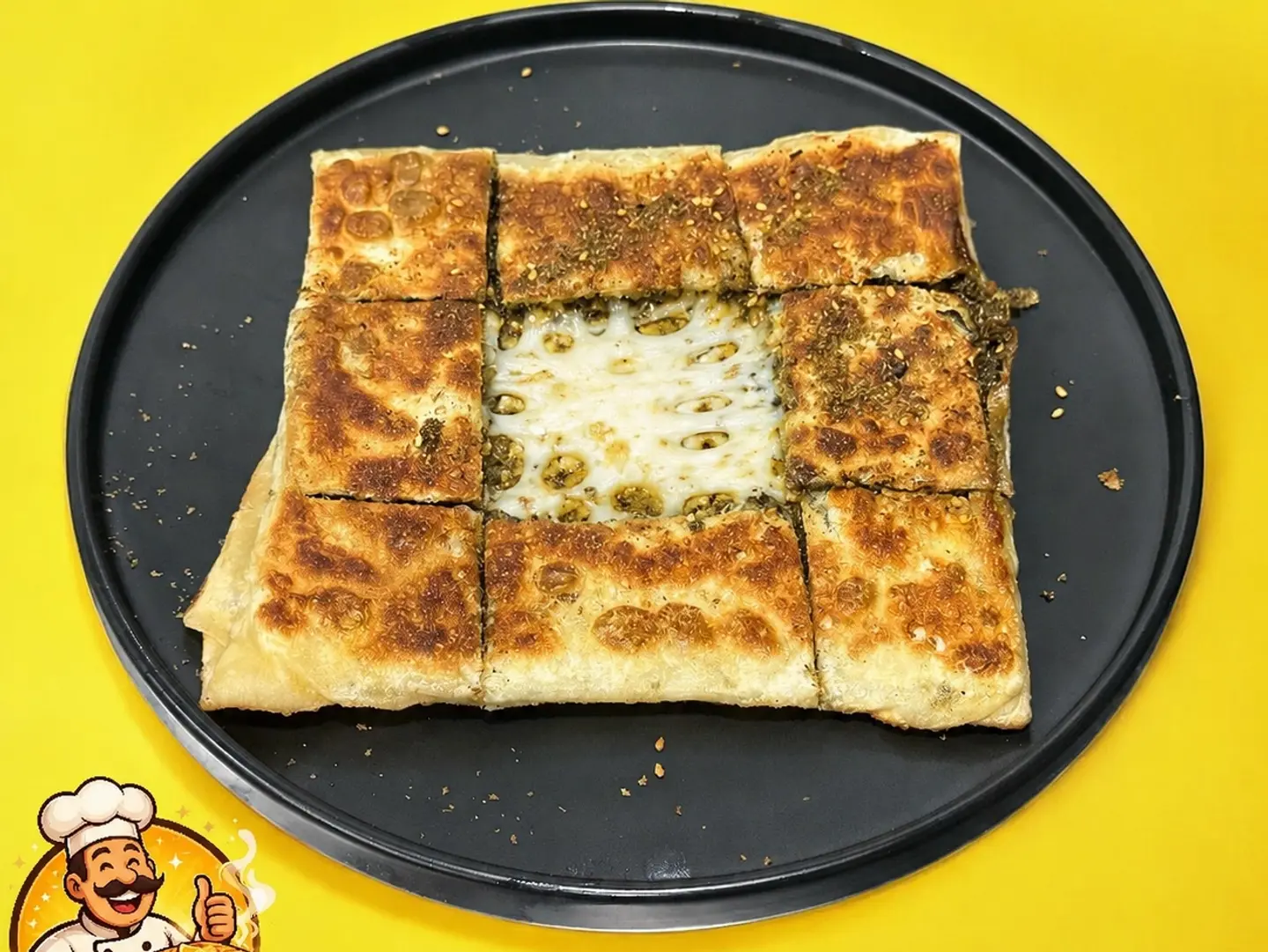 Cheese And Zatar Mutabbaq