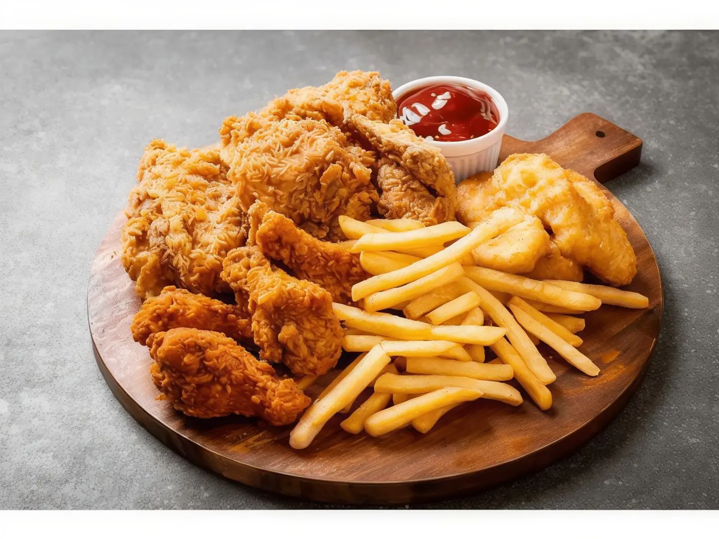 وجبة كريسبي دجاج كبيرة