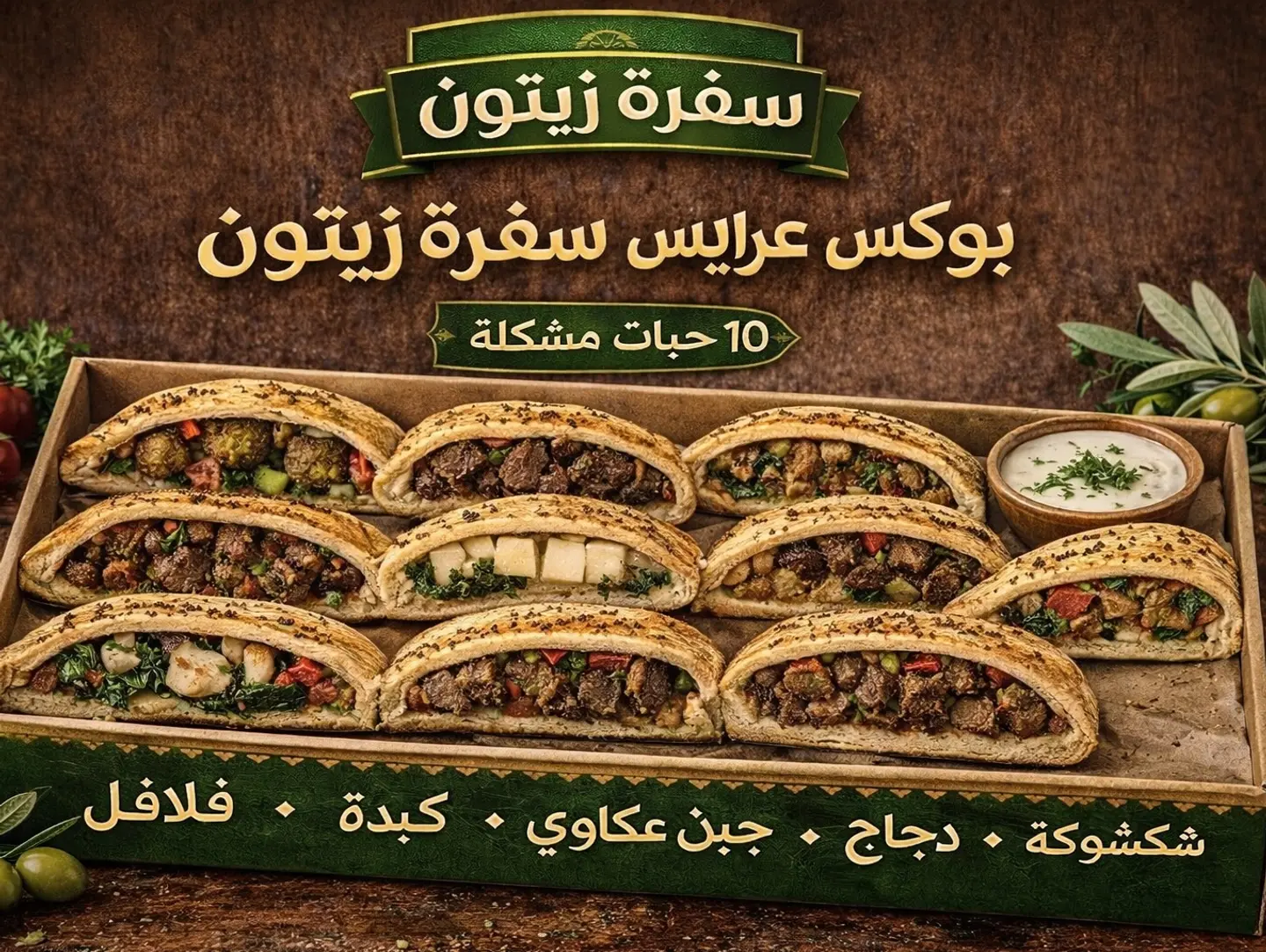 Olive Table Arayes Box 10 Pcs