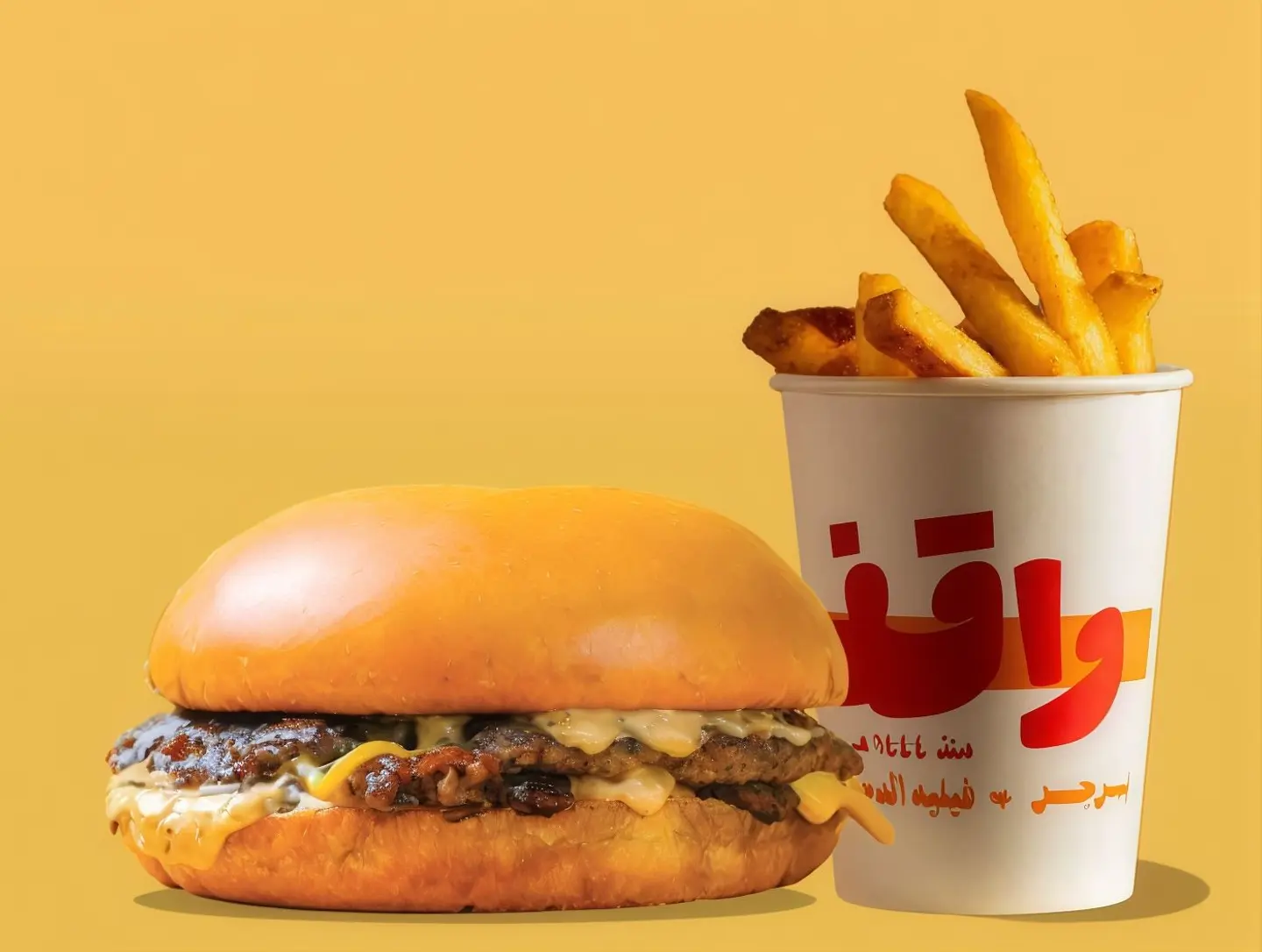 Classic Burger With Fries