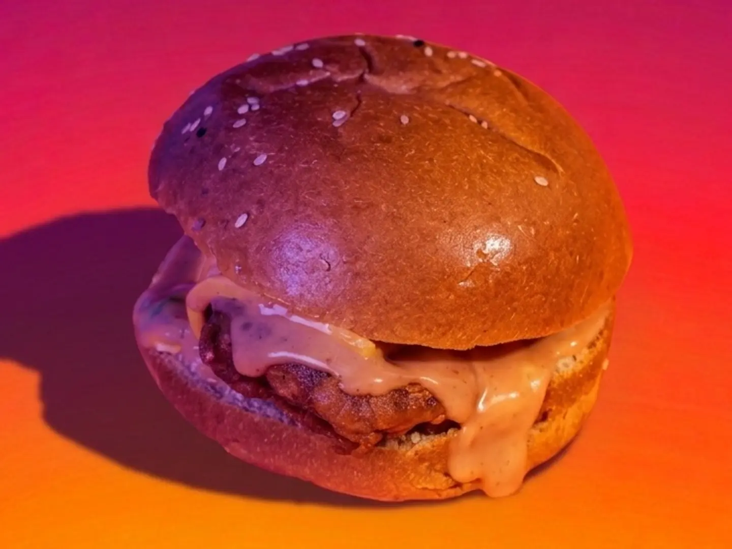 Fried Chicken Maple Sriracha Burger