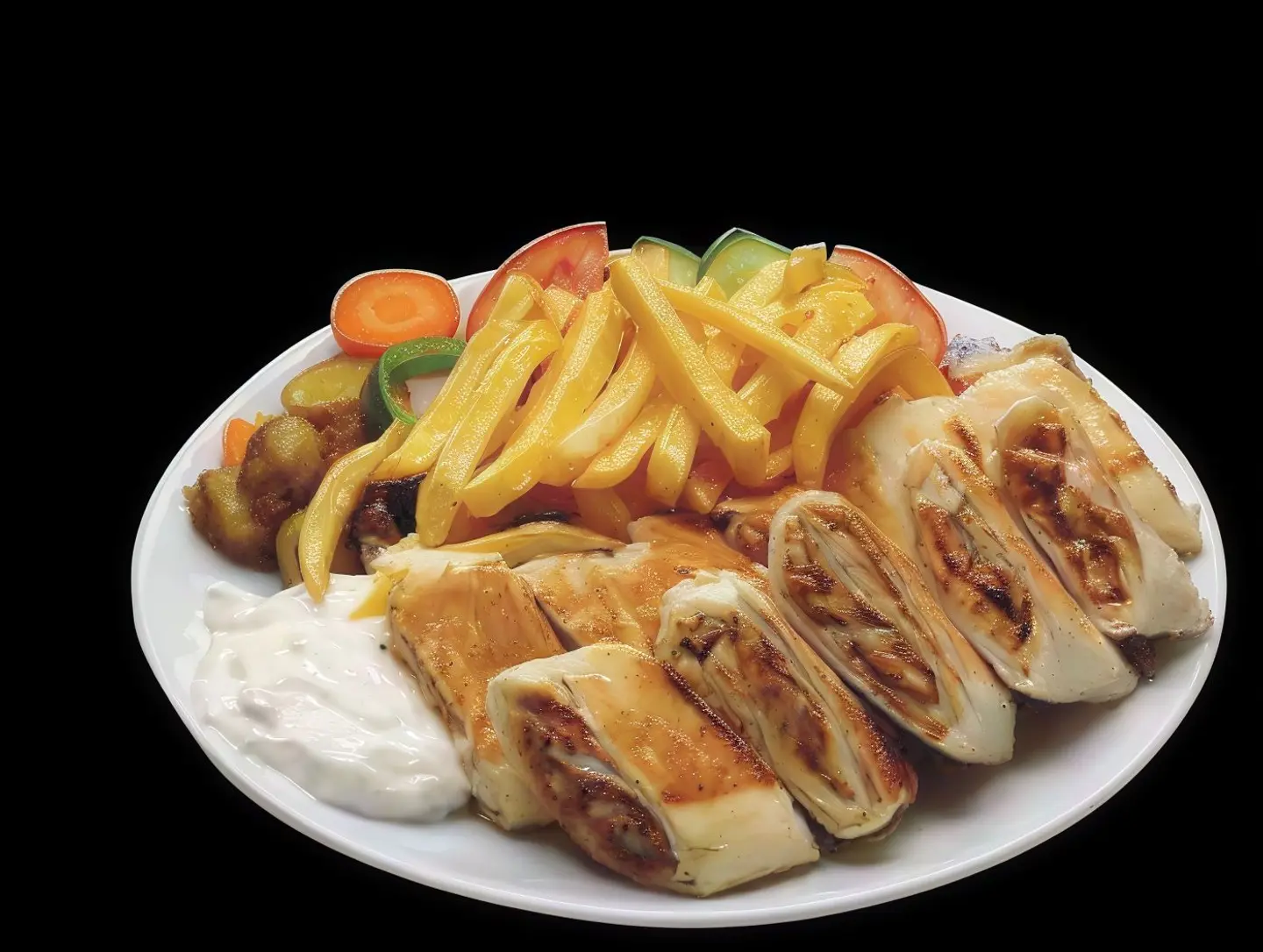 Arabic Plate Grilled Chicken