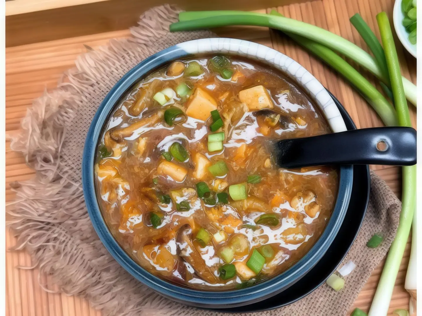 Hot And Sour Chicken Soup