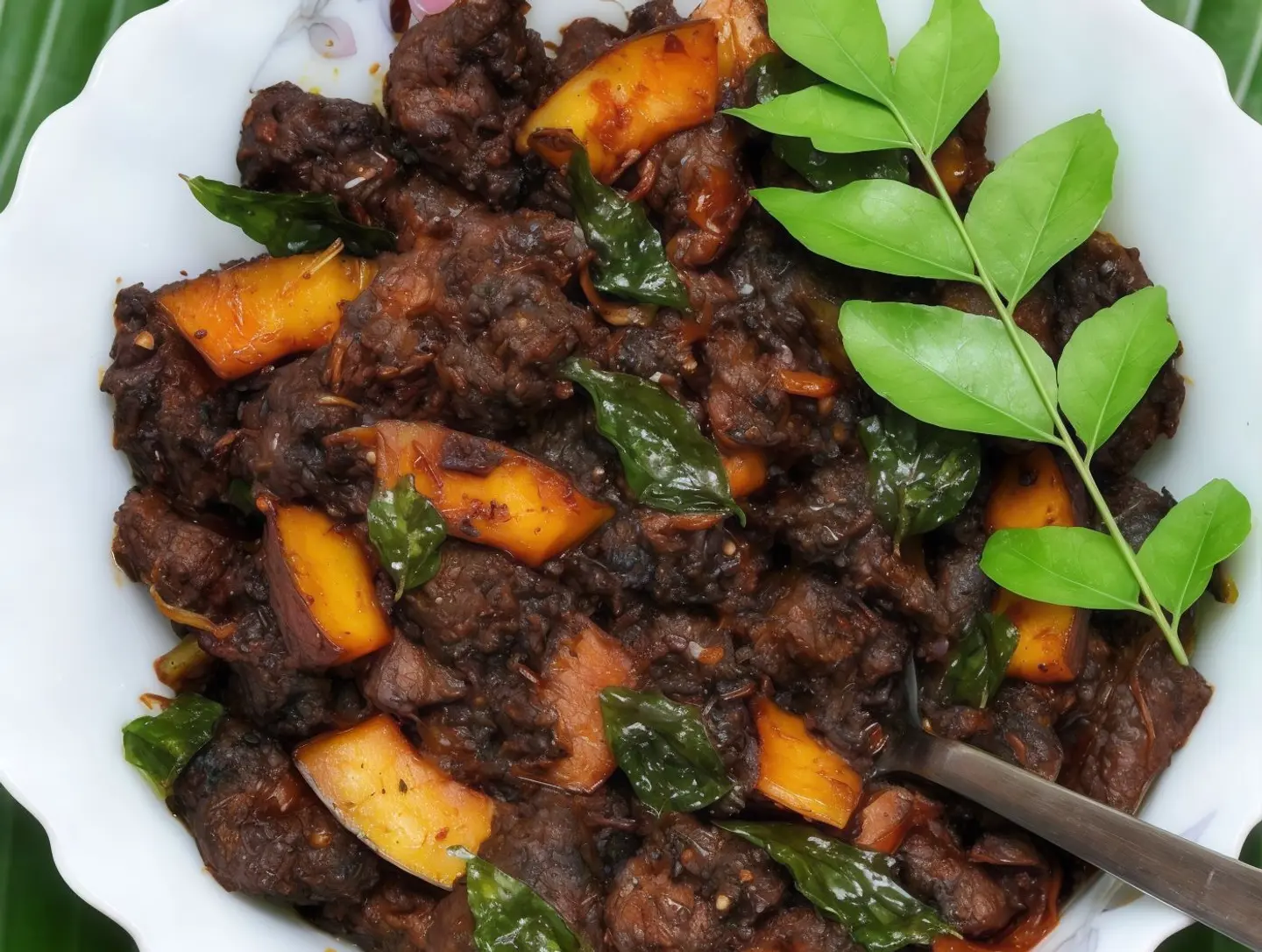 Beef Coconut Fry