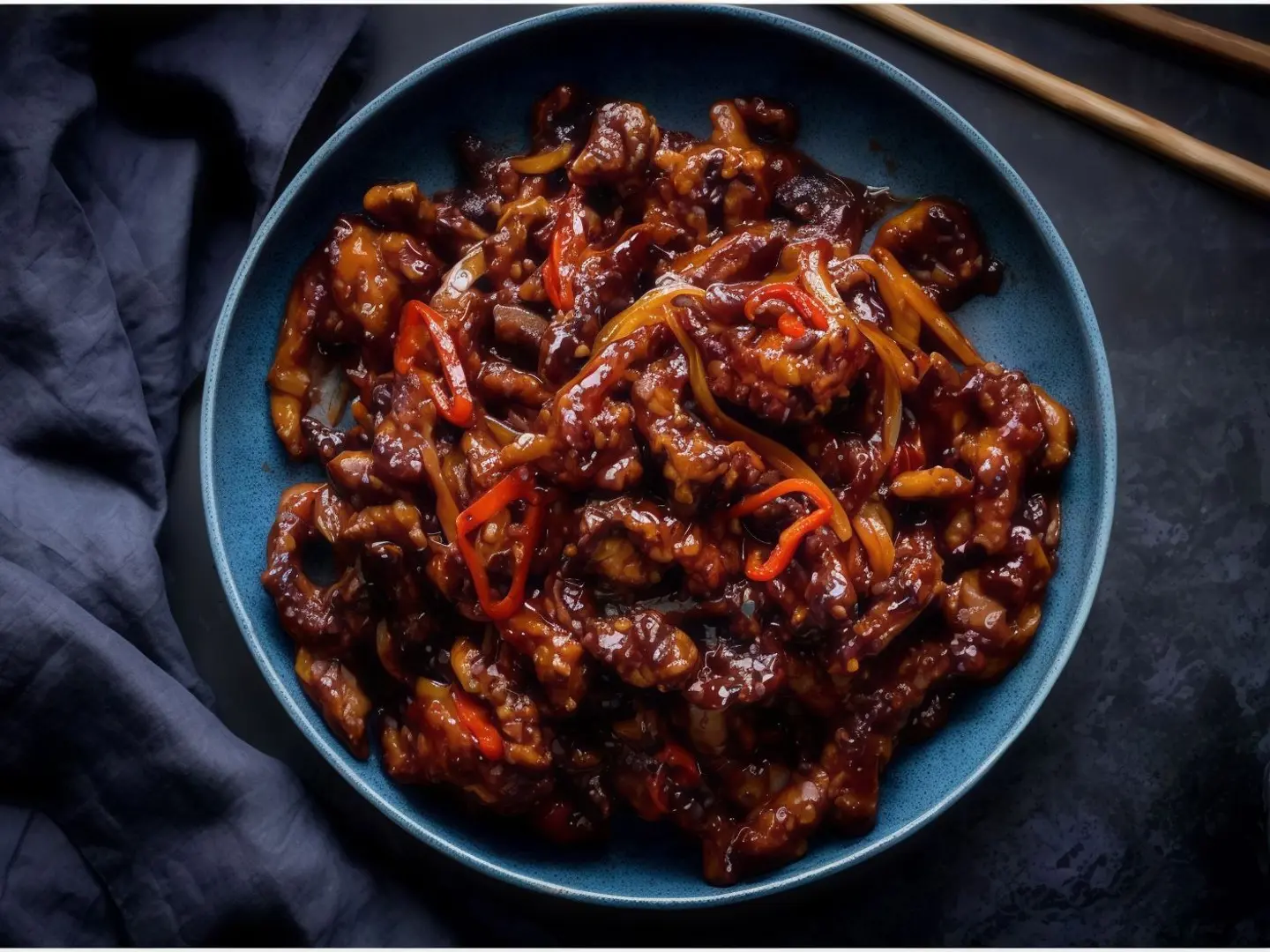Chilly Beef Dry   Gravy