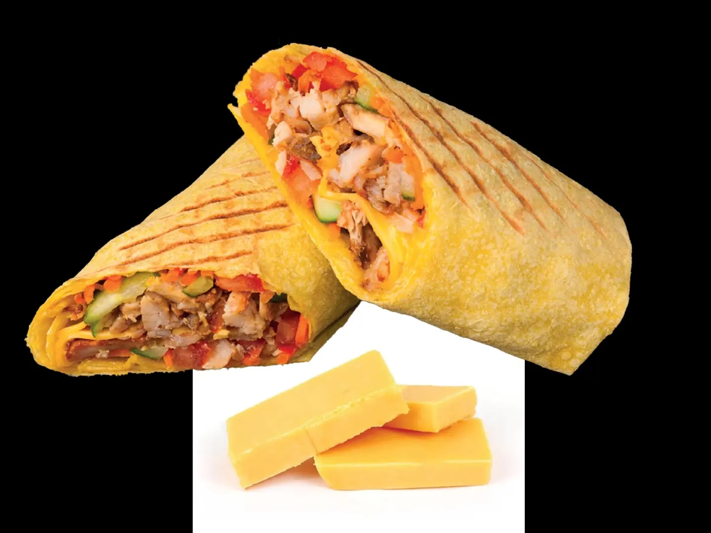 شاورما مع جبنة