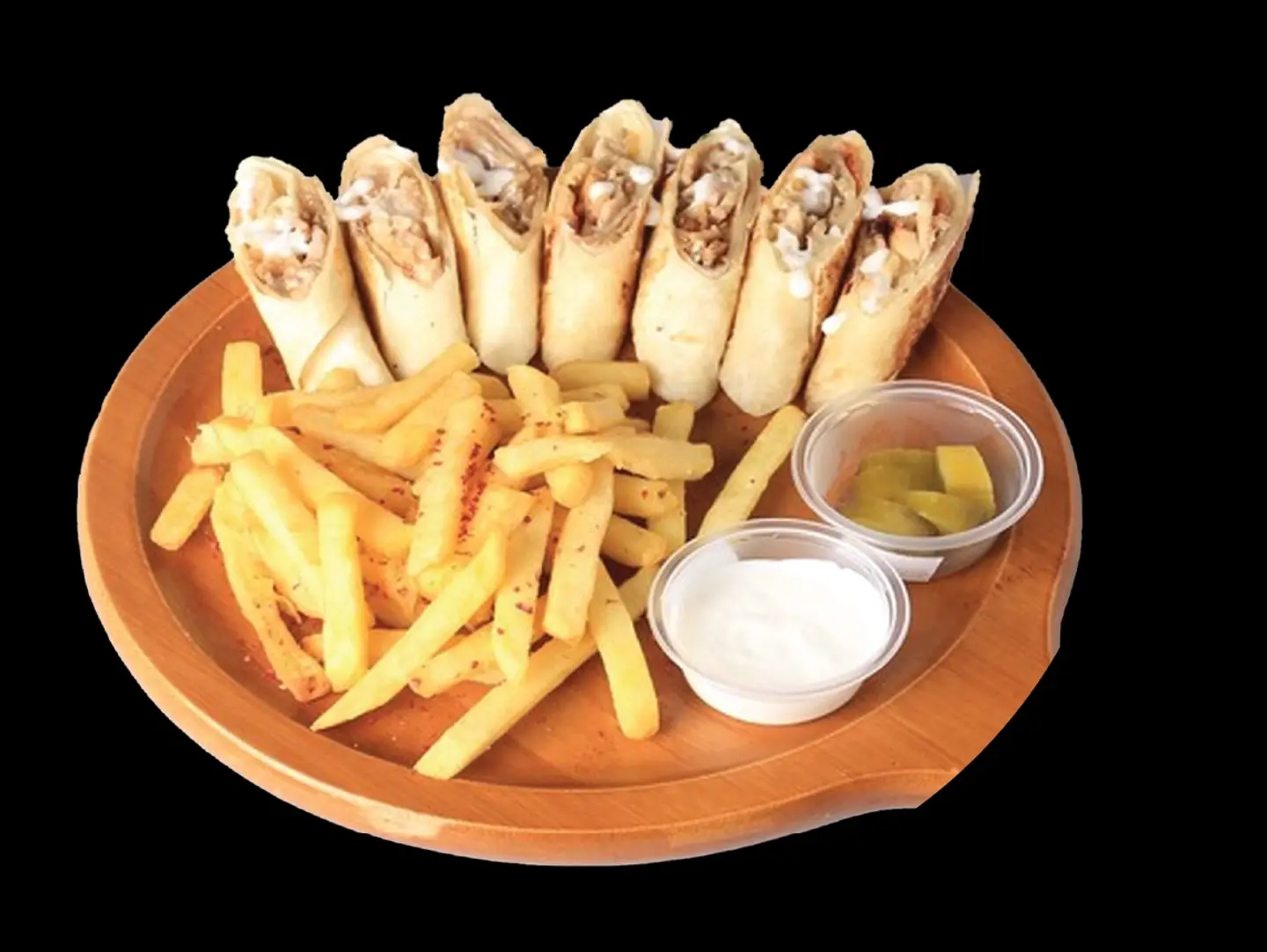 صحن شاورما عربي