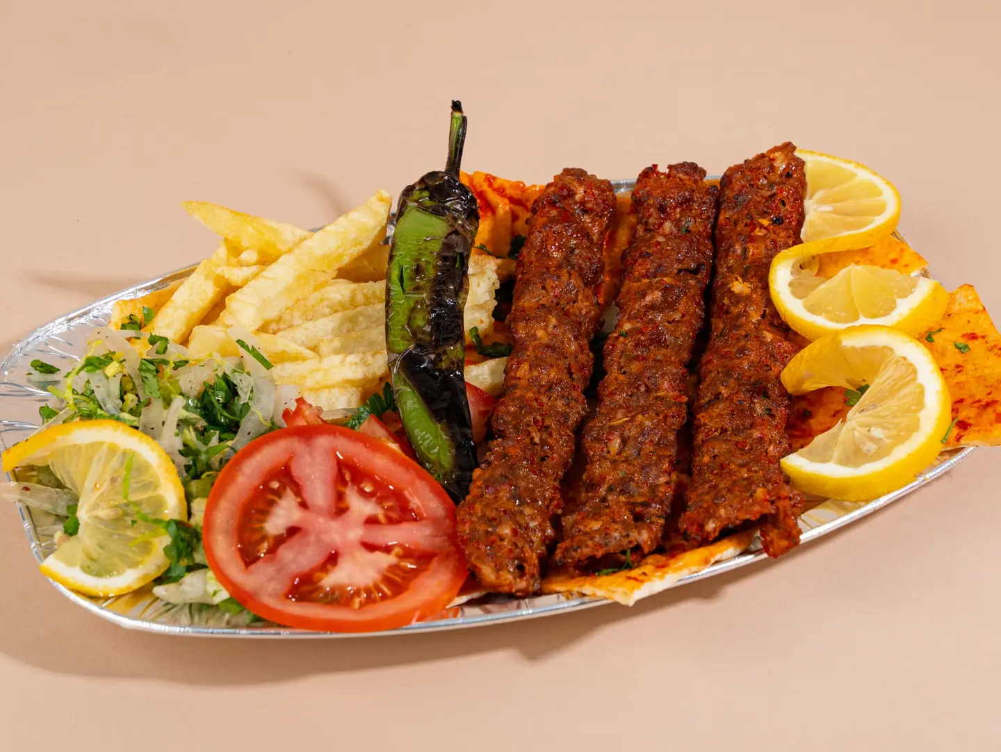 دبل كباب لحم