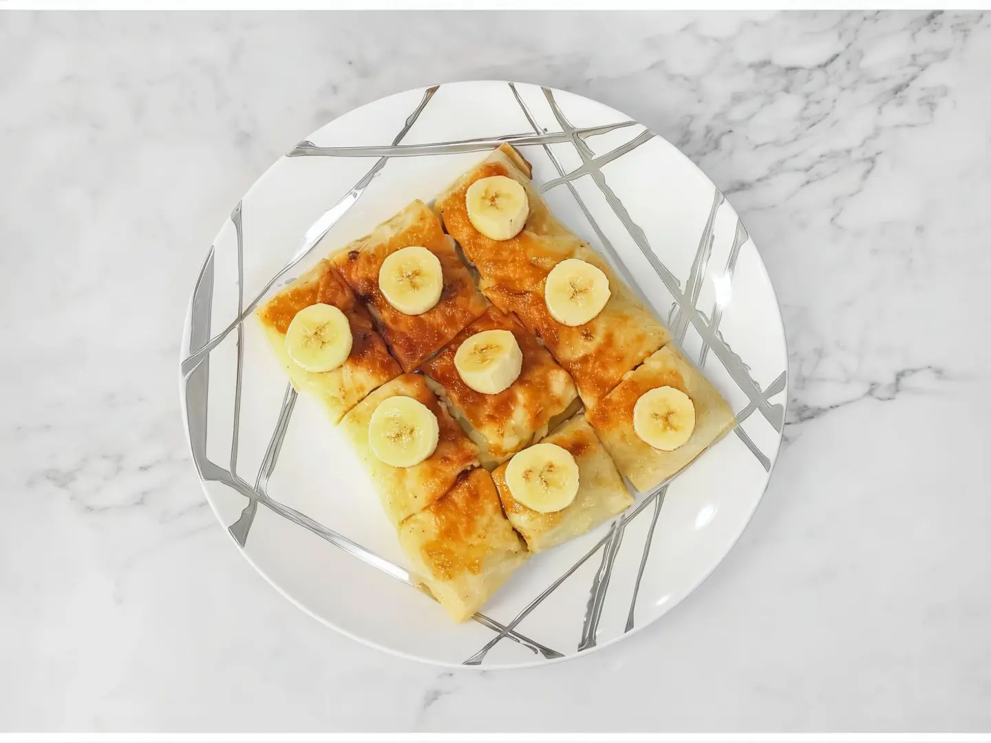 مطبق بالموز حلو