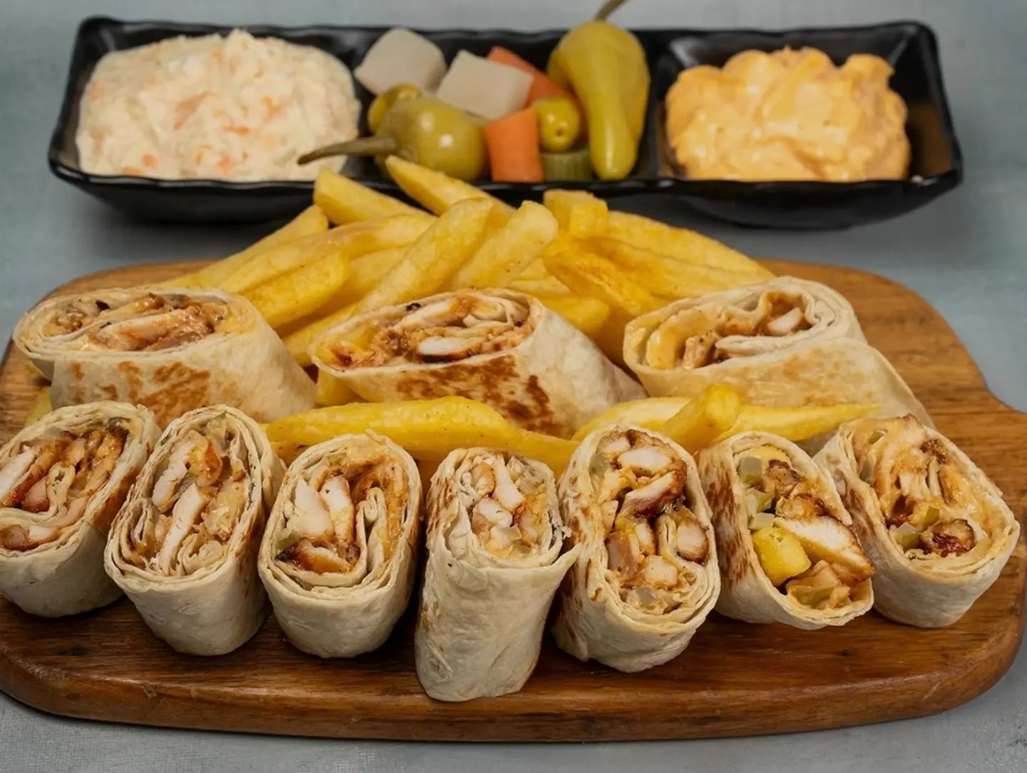صحن شورما عربي كبير