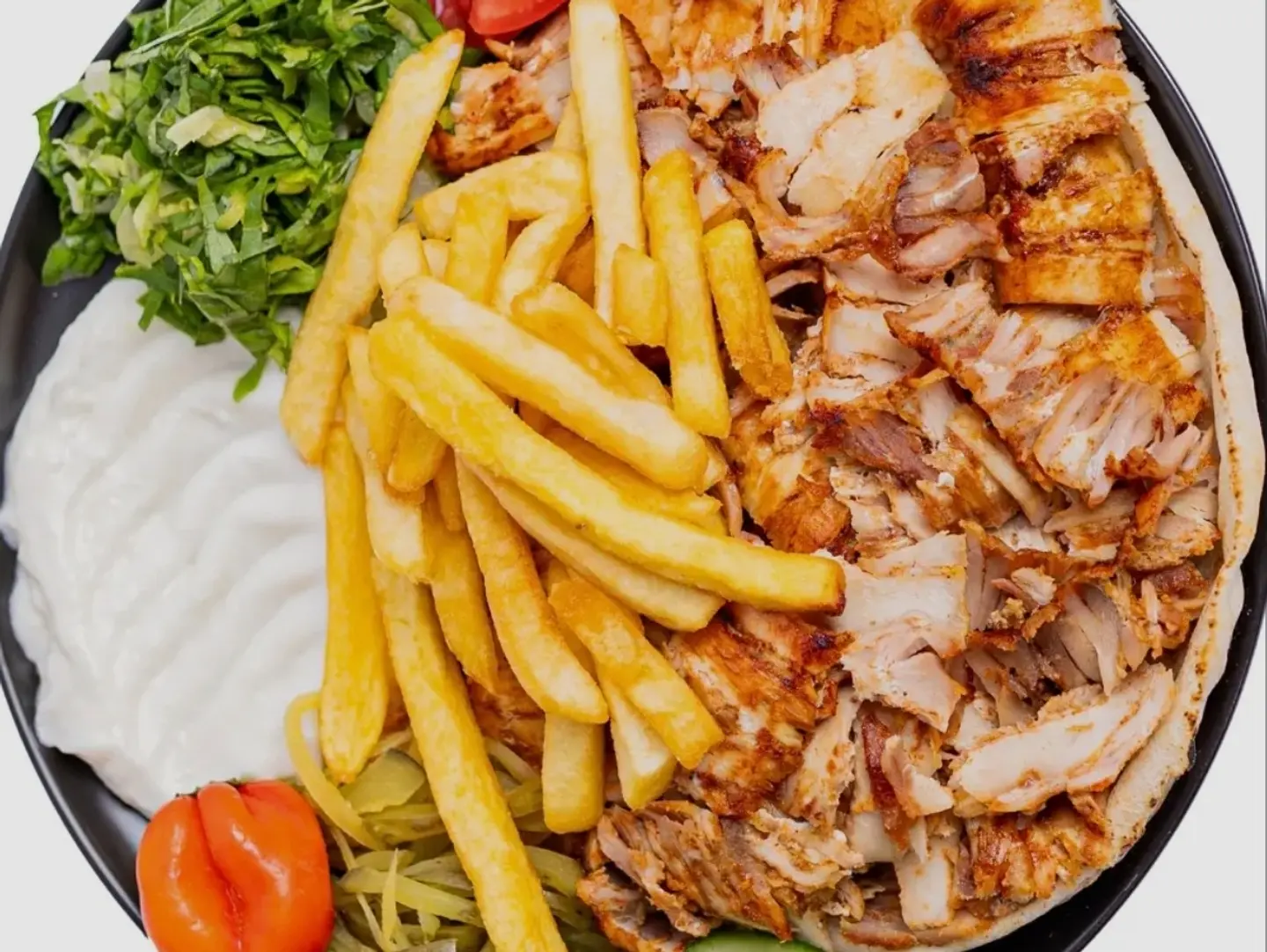 صحن شورما كبير