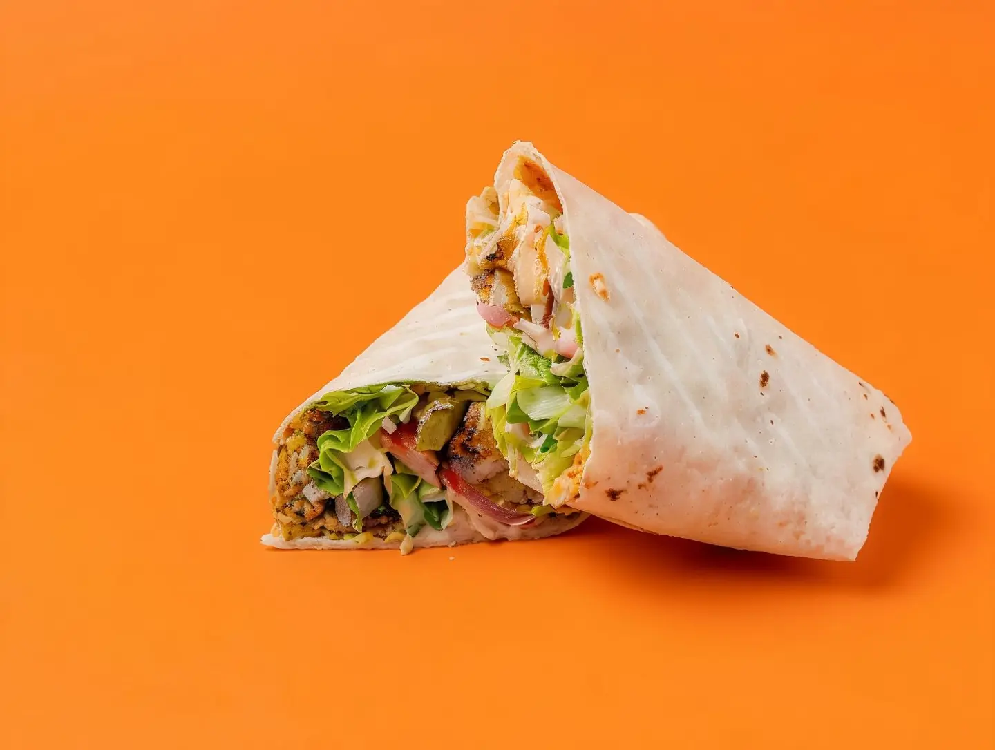 Falafel And Egg Sandwich