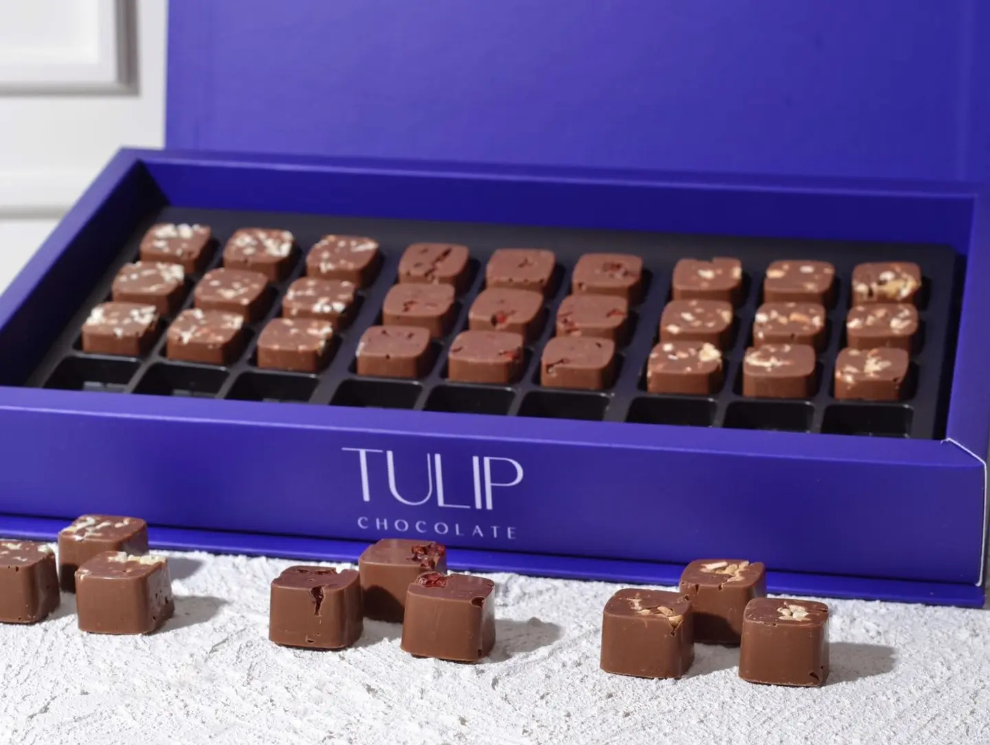 Blue Tulip Scented Candy