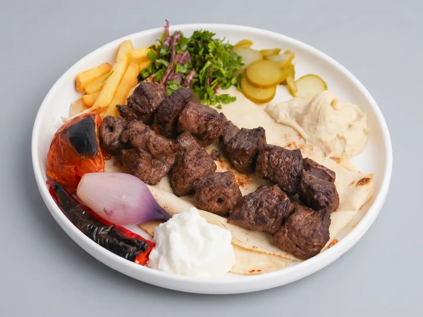 صحن لحم أوصال