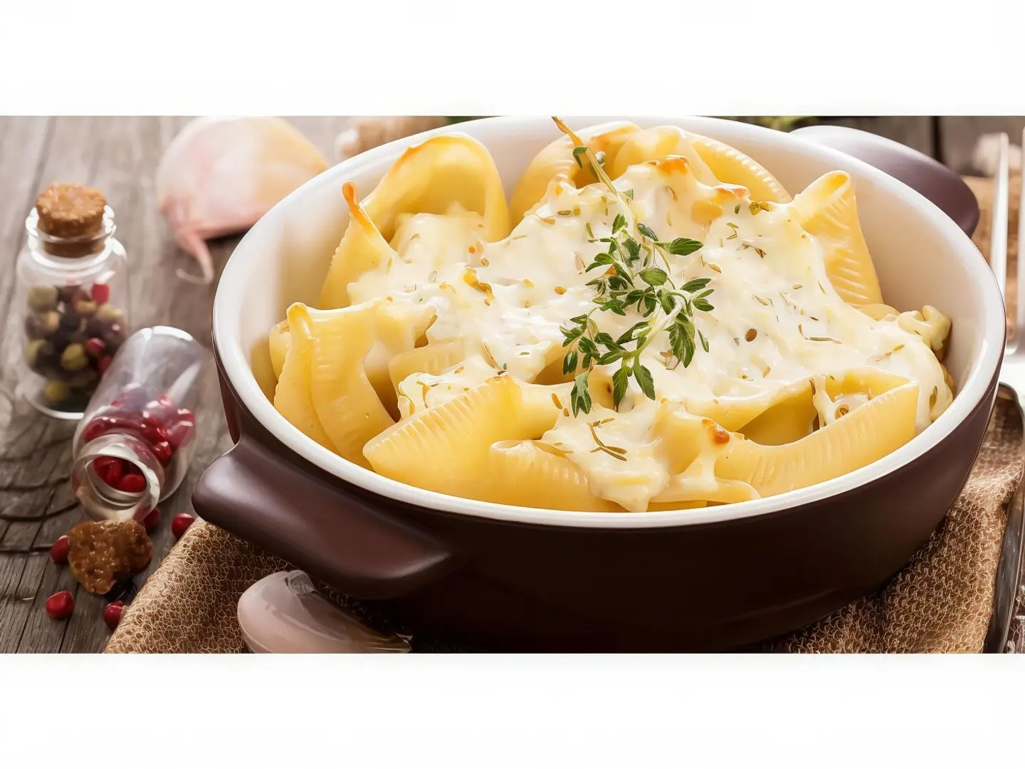 مثلثات المكرونة والجبن المقرمشة