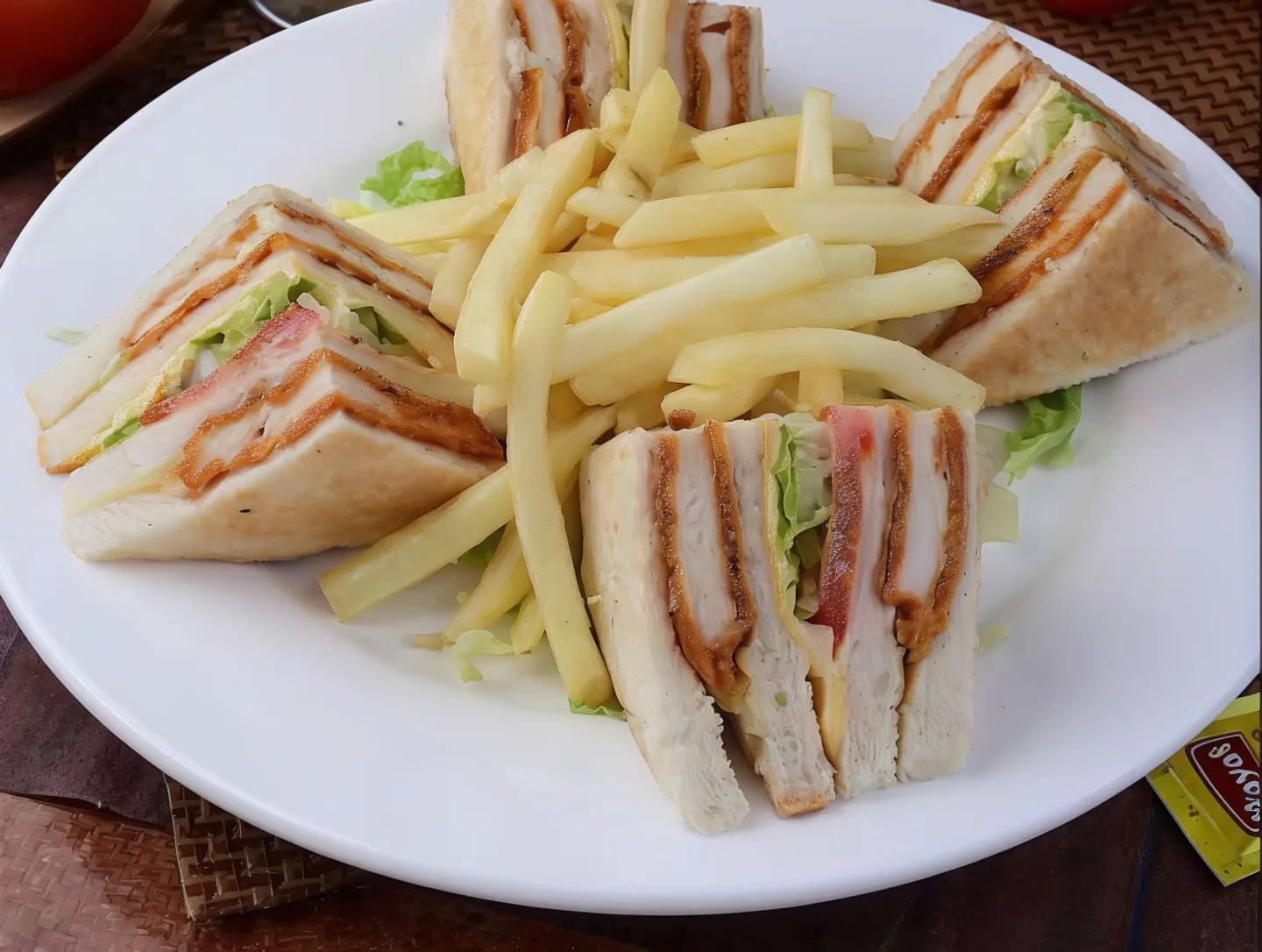 Chicken Fillet Club Sandwich