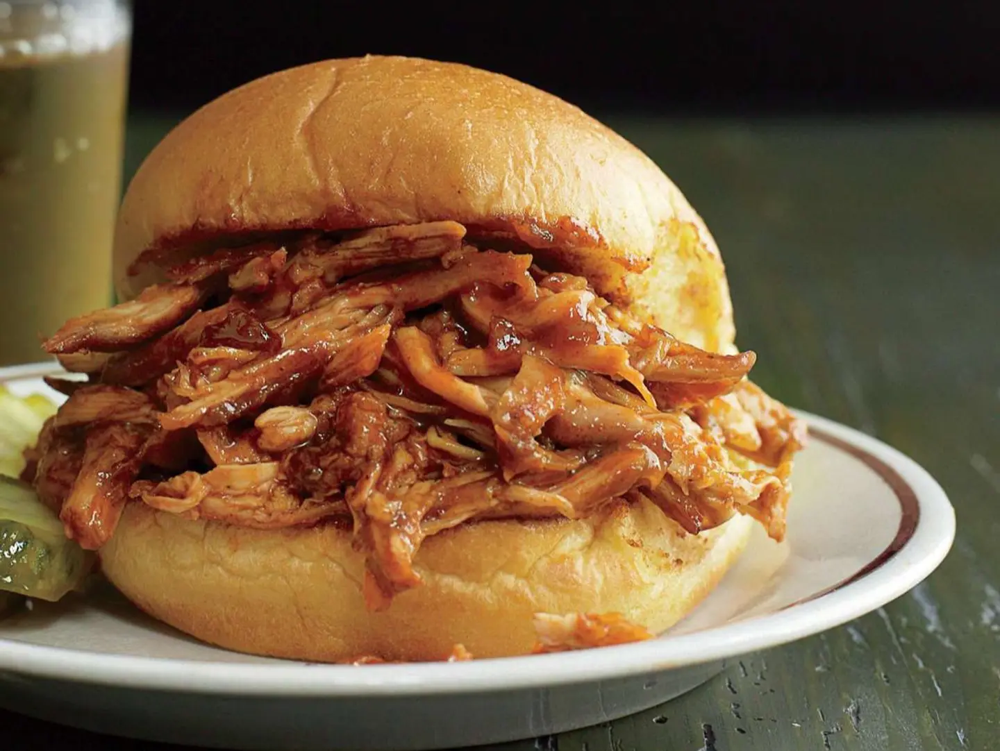 Pulled Chicken Burger
