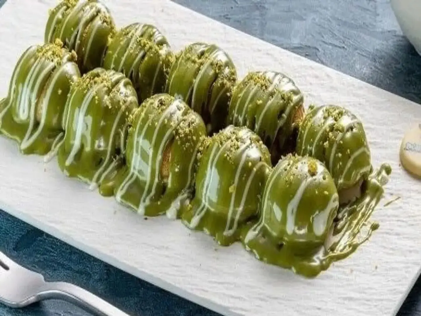 ميني بان كيك بستاشيو