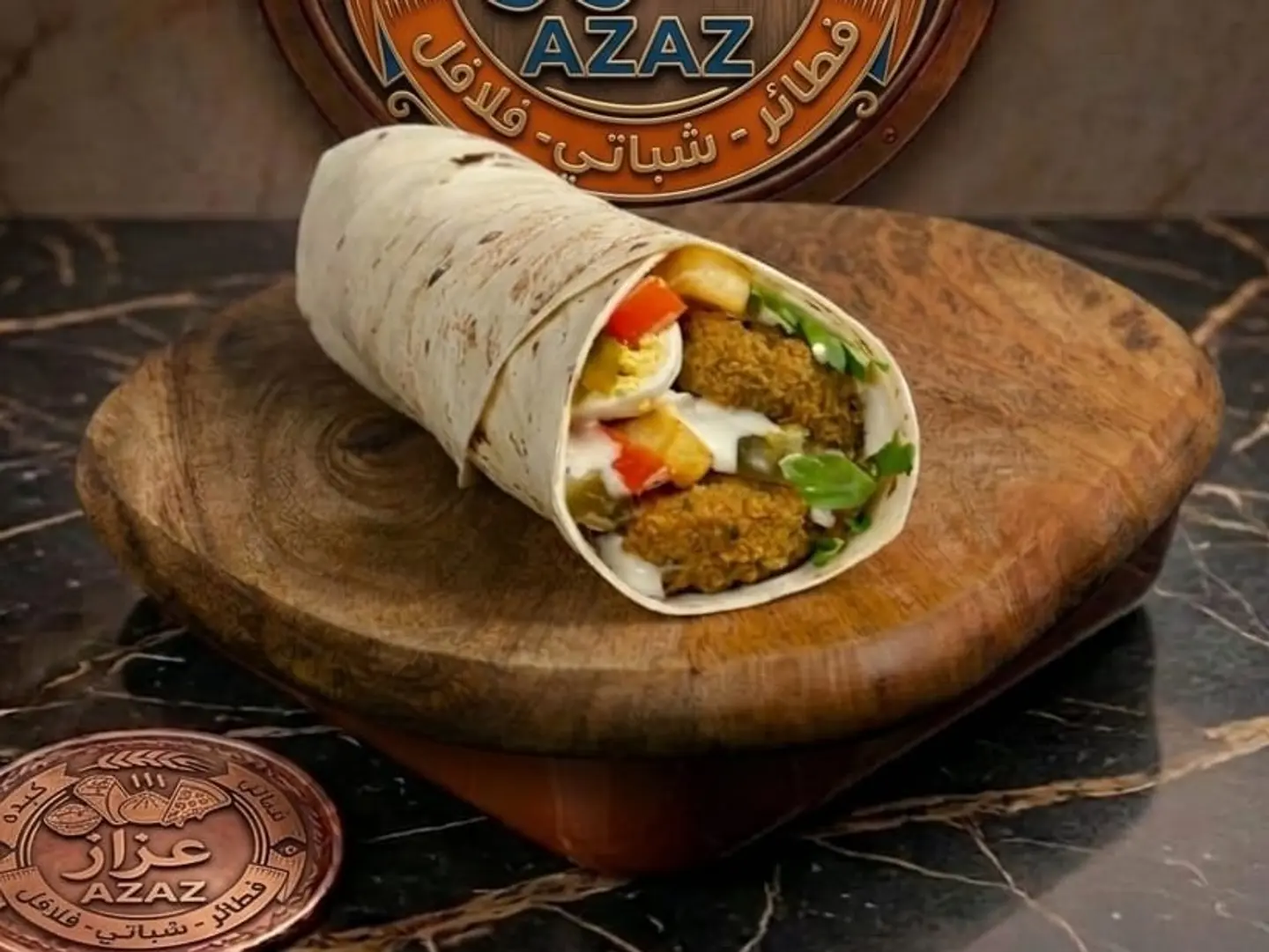 Hummus Falafel Sandwich