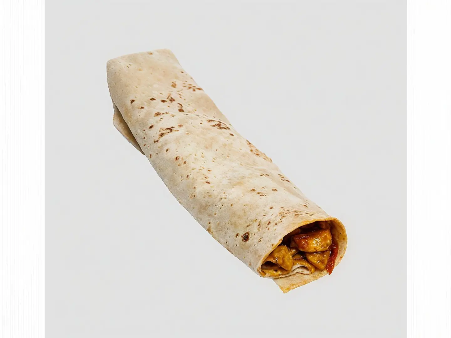 Spicy Chicken With Cheese Chapati