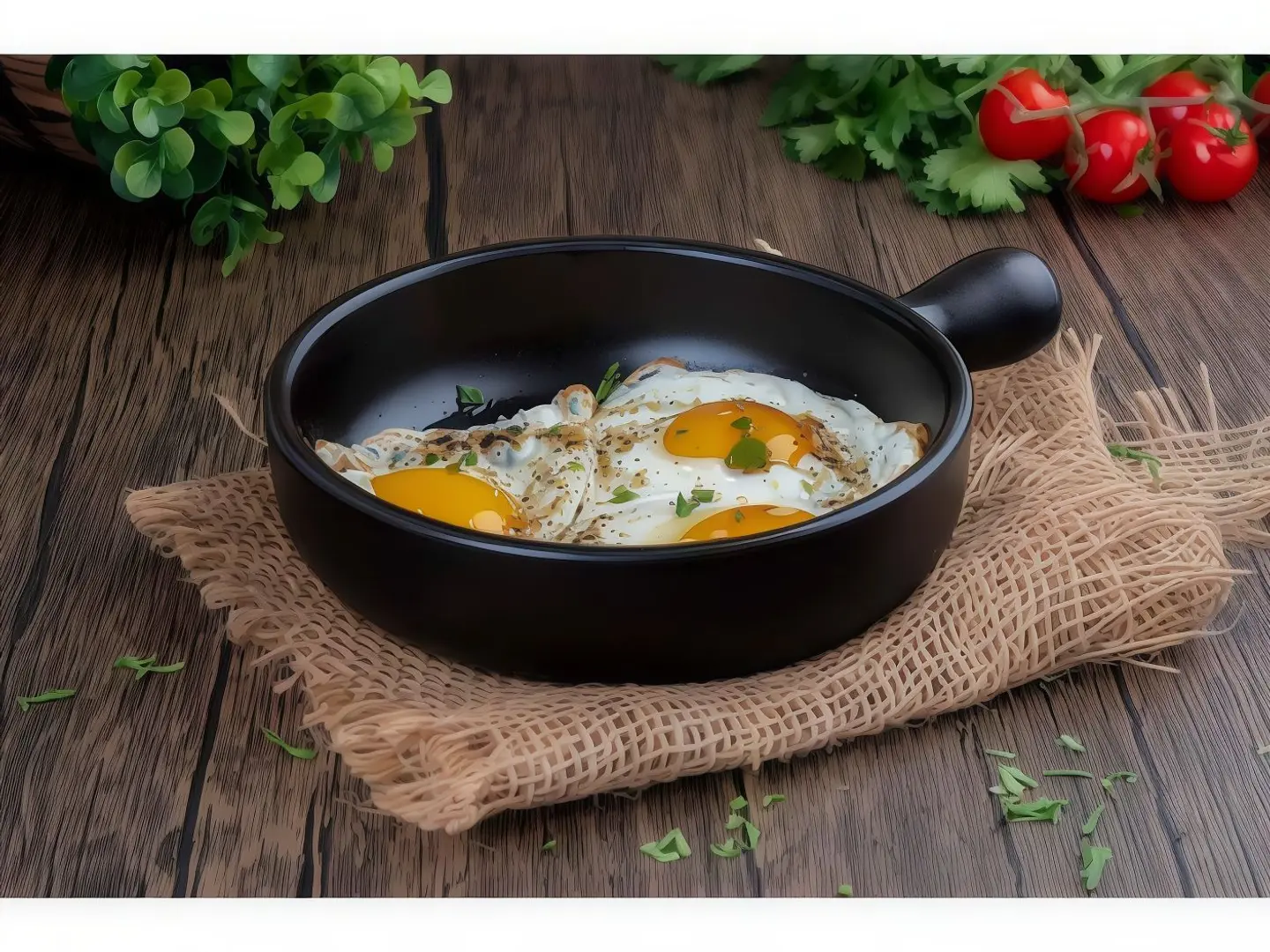 Sunny Side Up Eggs Plate