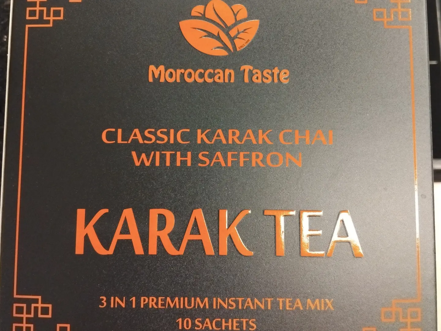 Karak Tea With Saffron