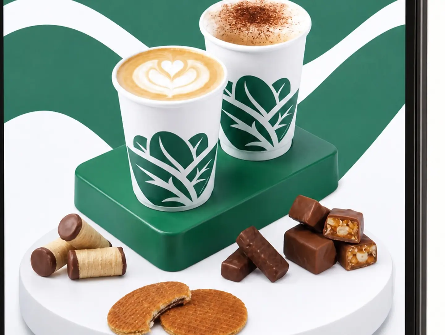 Cappuccino Or Flat White With Dessert